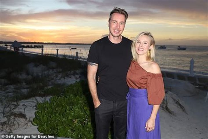 Crowded: Dax Shepard joked&nbsp;about juggling his relationships with wife Kristen Bell and his Armchair Expert co-host Monica Padman on Thursday night while visiting Jimmy Kimmel Live with Padman